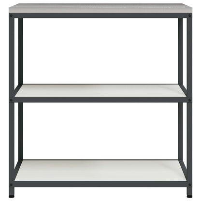 vidaXL Kitchen Storage HATTEM White 90 x 50 x 92 cm Steel