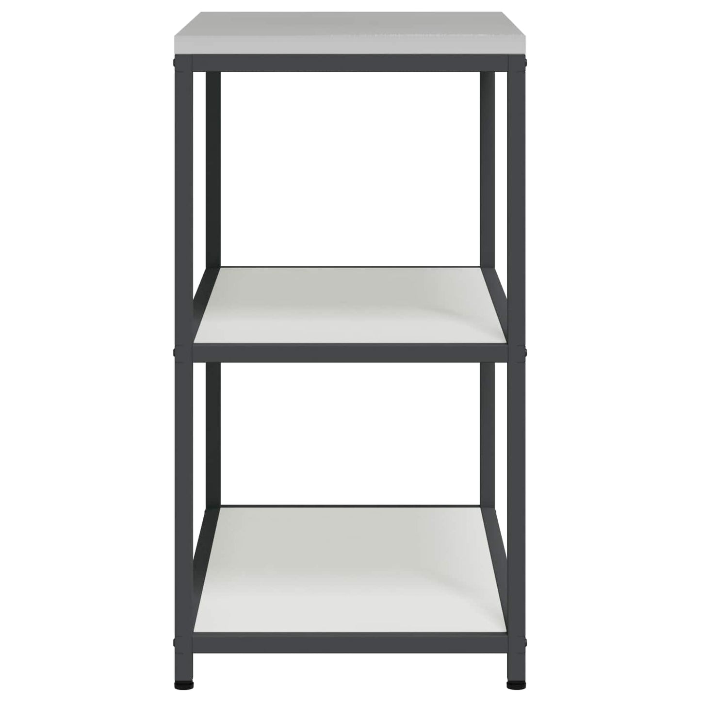 vidaXL Kitchen Storage HATTEM White 90 x 50 x 92 cm Steel