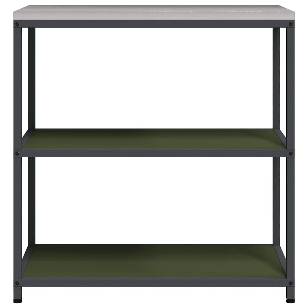 vidaXL Kitchen Storage HATTEM Olive Green 90 x 50 x 92 cm Steel
