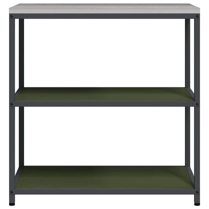 vidaXL Kitchen Storage HATTEM Olive Green 90 x 50 x 92 cm Steel