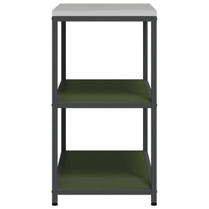 vidaXL Kitchen Storage HATTEM Olive Green 90 x 50 x 92 cm Steel