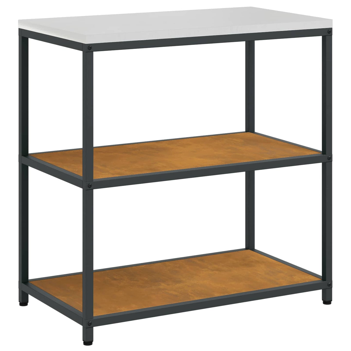 vidaXL Kitchen Storage HATTEM Rusty 90 x 50 x 92 cm Steel