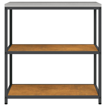 vidaXL Kitchen Storage HATTEM Rusty 90 x 50 x 92 cm Steel