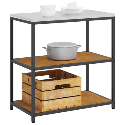 vidaXL Kitchen Storage HATTEM Rusty 90 x 50 x 92 cm Steel