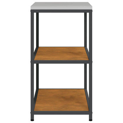 vidaXL Kitchen Storage HATTEM Rusty 90 x 50 x 92 cm Steel