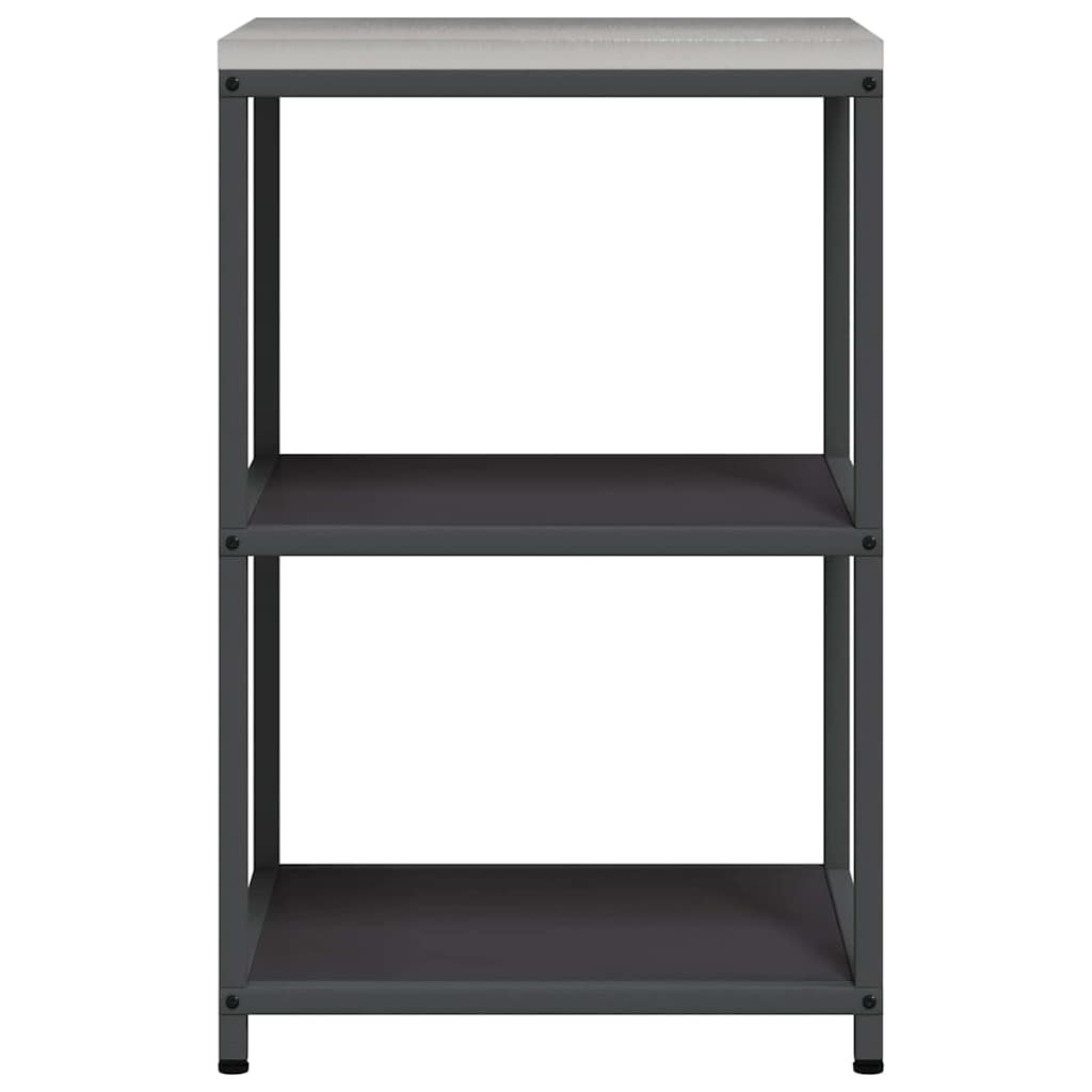 vidaXL Kitchen Storage HATTEM Black 60 x 50 x 92 cm Steel