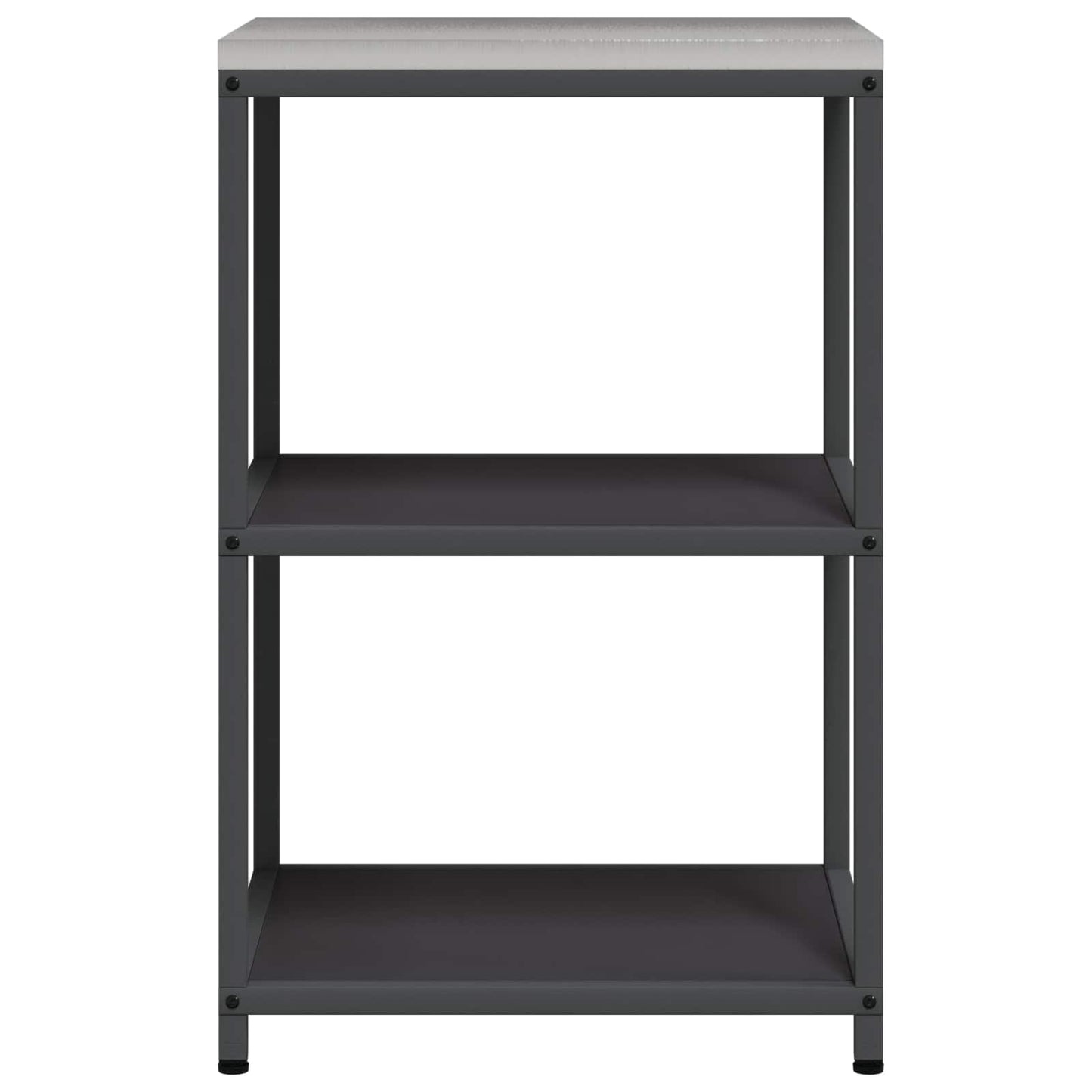 vidaXL Kitchen Storage HATTEM Black 60 x 50 x 92 cm Steel