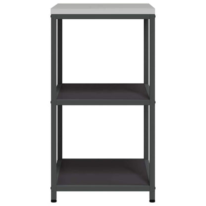 vidaXL Kitchen Storage HATTEM Black 60 x 50 x 92 cm Steel