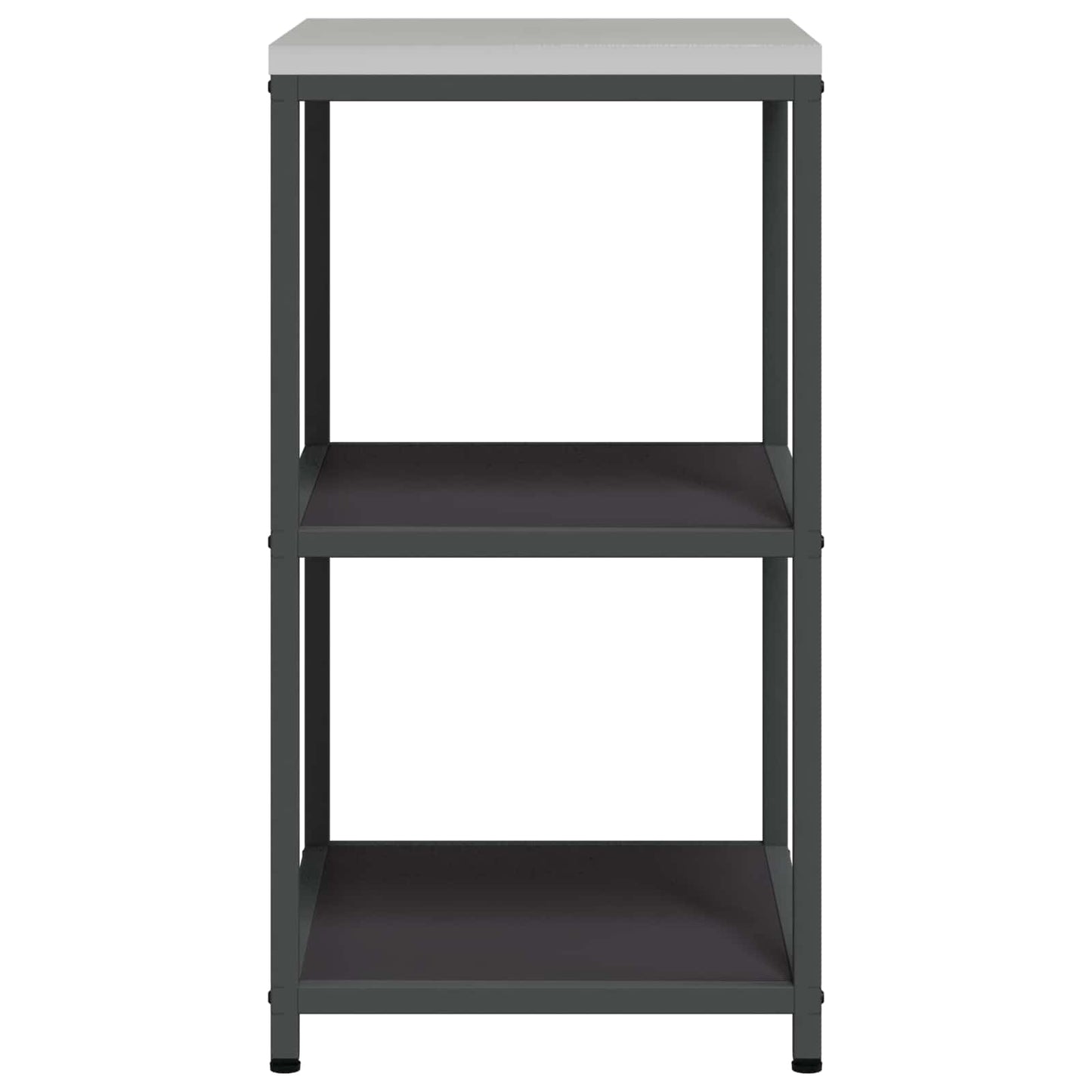 vidaXL Kitchen Storage HATTEM Black 60 x 50 x 92 cm Steel
