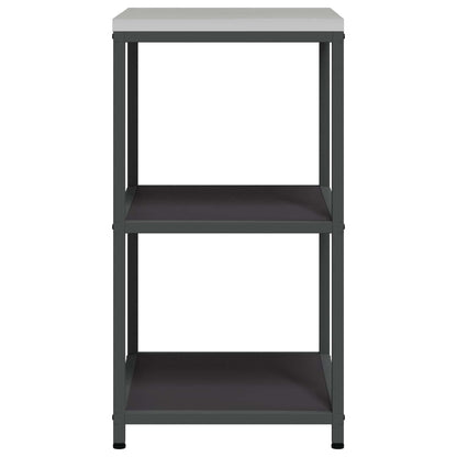 vidaXL Kitchen Storage HATTEM Black 60 x 50 x 92 cm Steel