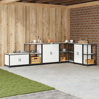 vidaXL Kitchen Storage HATTEM White 60 x 50 x 92 cm Steel