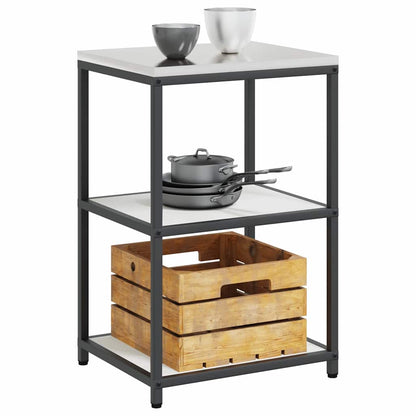 vidaXL Kitchen Storage HATTEM White 60 x 50 x 92 cm Steel