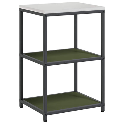 vidaXL Kitchen Storage HATTEM Olive Green 60 x 50 x 92 cm Steel