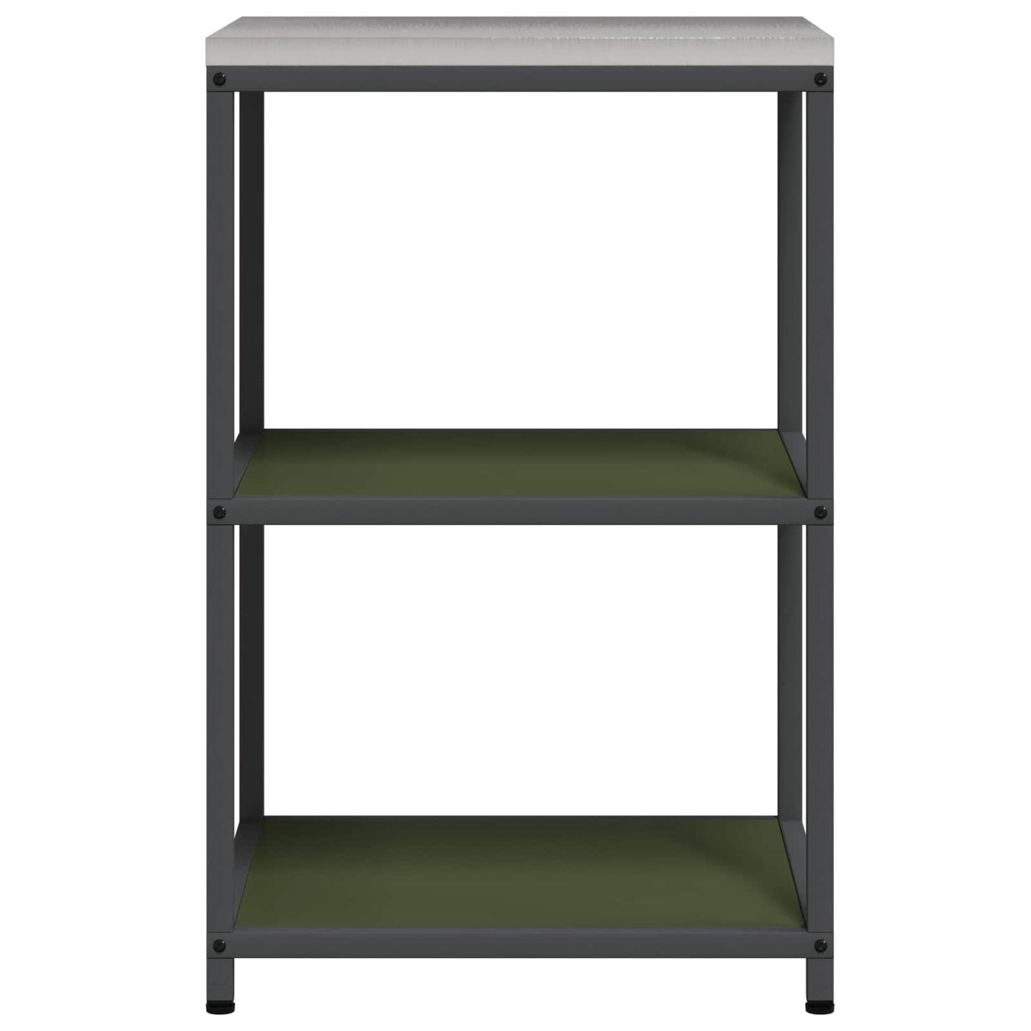 vidaXL Kitchen Storage HATTEM Olive Green 60 x 50 x 92 cm Steel