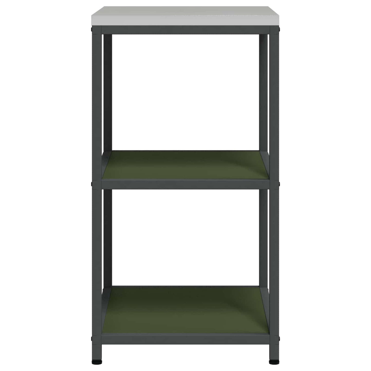 vidaXL Kitchen Storage HATTEM Olive Green 60 x 50 x 92 cm Steel