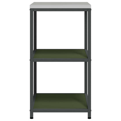 vidaXL Kitchen Storage HATTEM Olive Green 60 x 50 x 92 cm Steel