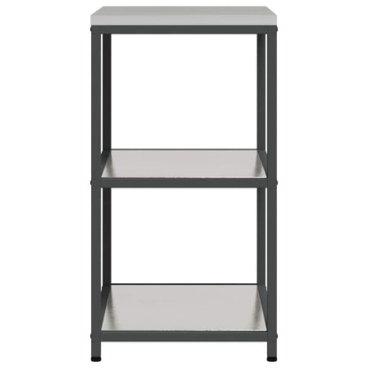 vidaXL Kitchen Storage HATTEM Silver 60 x 50 x 92 cm Steel