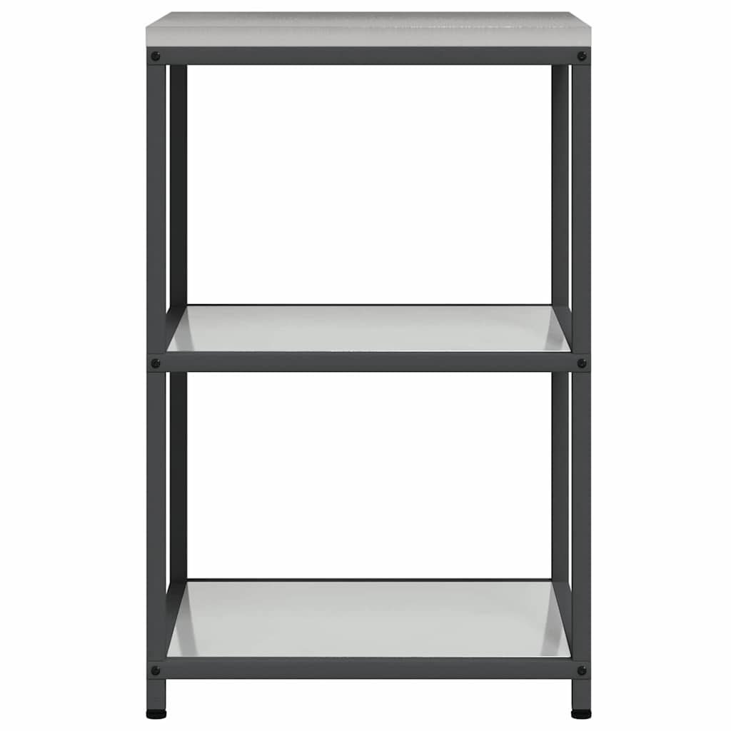 vidaXL Kitchen Storage HATTEM Silver 60 x 50 x 92 cm Steel