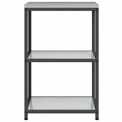 vidaXL Kitchen Storage HATTEM Silver 60 x 50 x 92 cm Steel