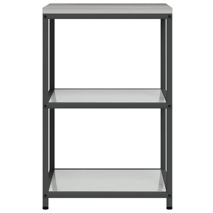 vidaXL Kitchen Storage HATTEM Silver 60 x 50 x 92 cm Steel