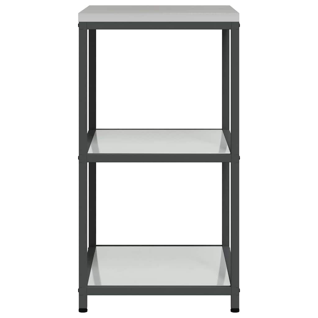 vidaXL Kitchen Storage HATTEM Silver 60 x 50 x 92 cm Steel