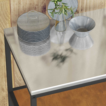 vidaXL Kitchen Storage HATTEM Rusty 60 x 50 x 92 cm Steel