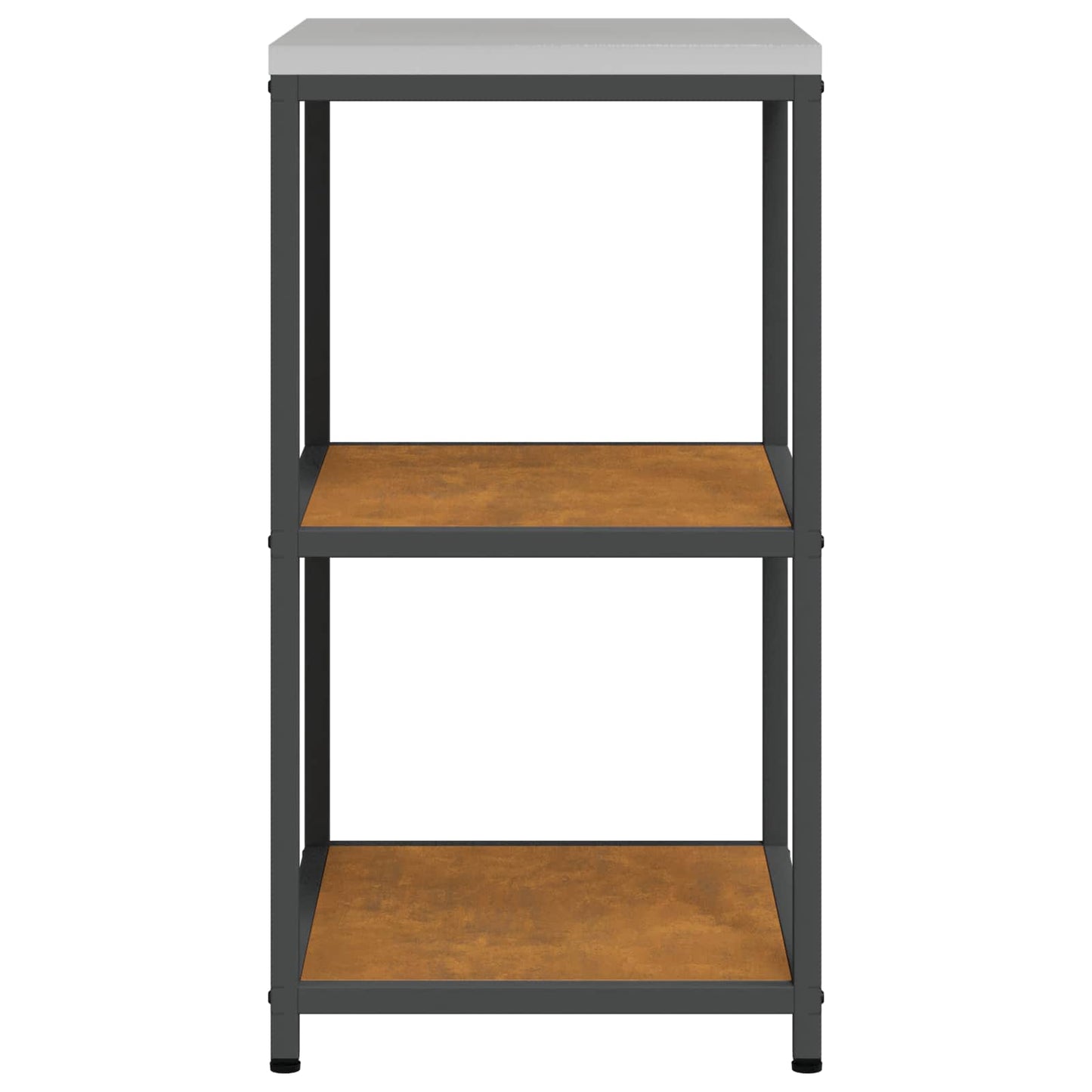 vidaXL Kitchen Storage HATTEM Rusty 60 x 50 x 92 cm Steel