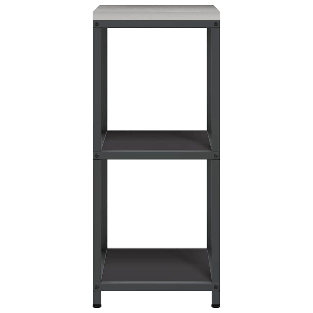 vidaXL Kitchen Storage HATTEM Black 40 x 50 x 92 cm Steel