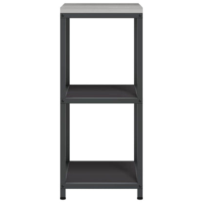 vidaXL Kitchen Storage HATTEM Black 40 x 50 x 92 cm Steel