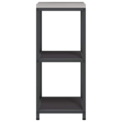 vidaXL Kitchen Storage HATTEM Black 40 x 50 x 92 cm Steel