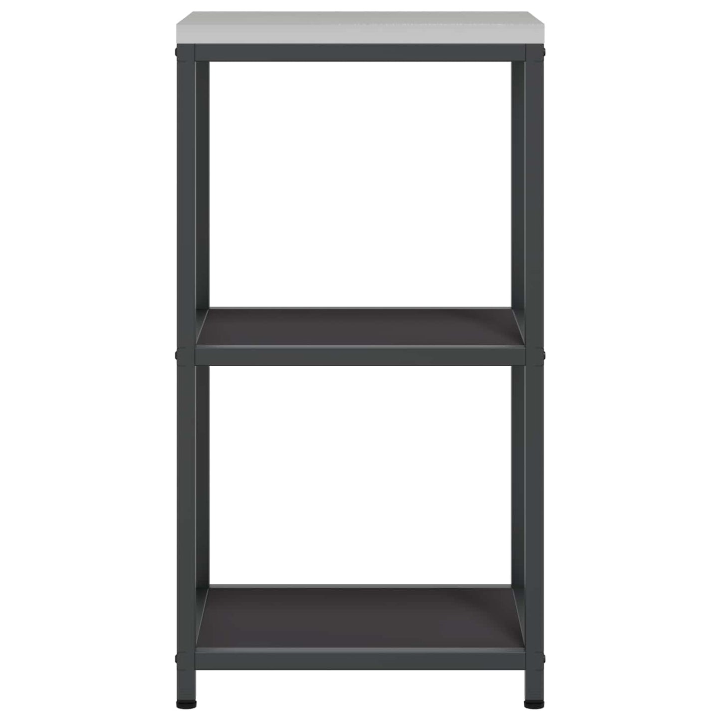 vidaXL Kitchen Storage HATTEM Black 40 x 50 x 92 cm Steel