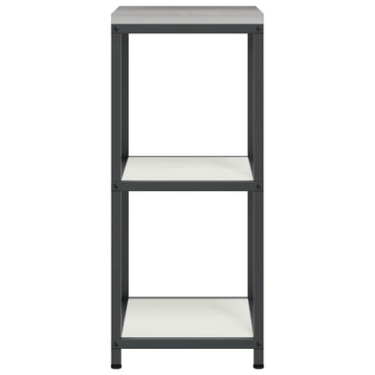 vidaXL Kitchen Storage HATTEM White 40 x 50 x 92 cm Steel
