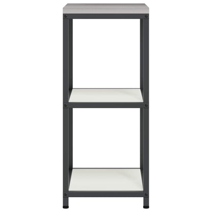 vidaXL Kitchen Storage HATTEM White 40 x 50 x 92 cm Steel