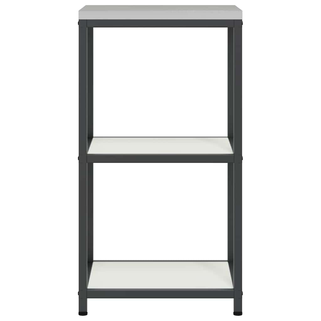vidaXL Kitchen Storage HATTEM White 40 x 50 x 92 cm Steel