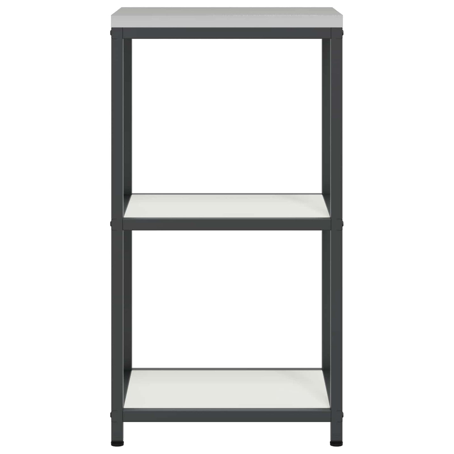 vidaXL Kitchen Storage HATTEM White 40 x 50 x 92 cm Steel