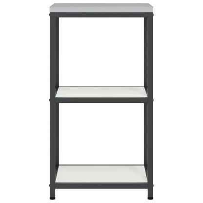 vidaXL Kitchen Storage HATTEM White 40 x 50 x 92 cm Steel