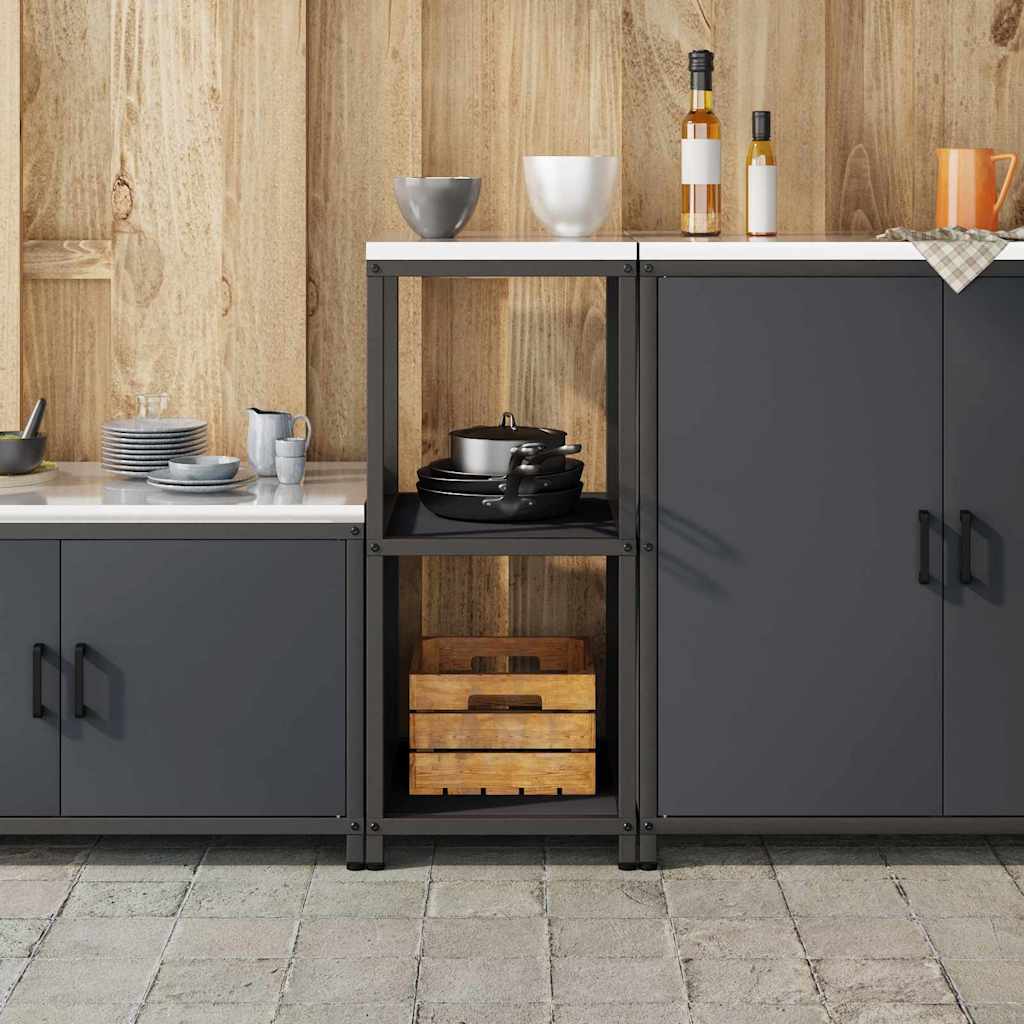 vidaXL Kitchen Storage HATTEM Anthracite 40 x 50 x 92 cm Steel