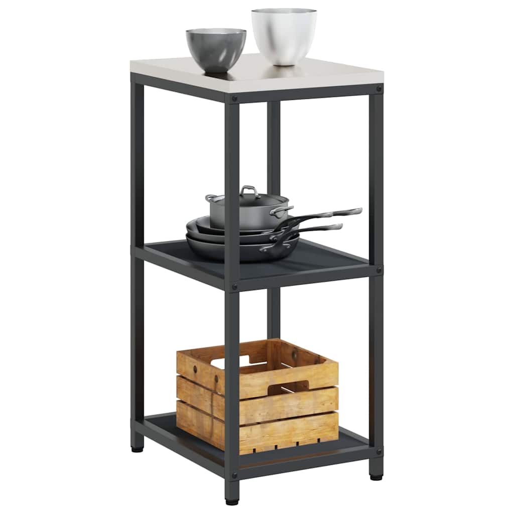 vidaXL Kitchen Storage HATTEM Anthracite 40 x 50 x 92 cm Steel