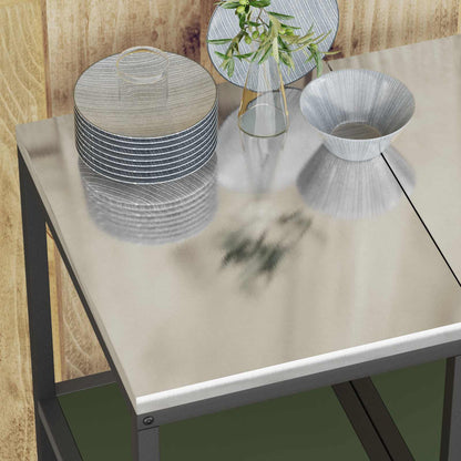 vidaXL Kitchen Storage HATTEM Olive Green 40 x 50 x 92 cm Steel