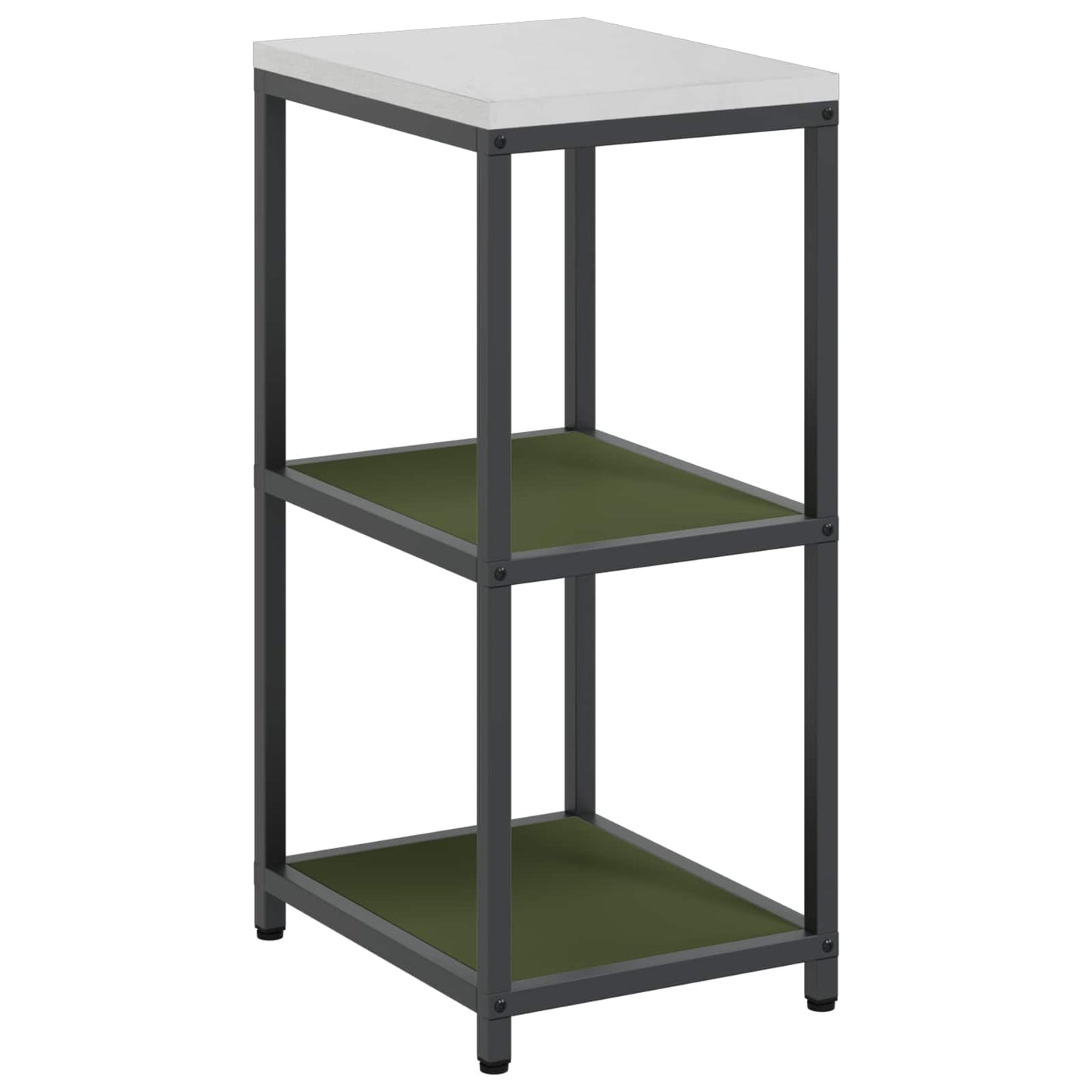 vidaXL Kitchen Storage HATTEM Olive Green 40 x 50 x 92 cm Steel