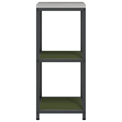 vidaXL Kitchen Storage HATTEM Olive Green 40 x 50 x 92 cm Steel