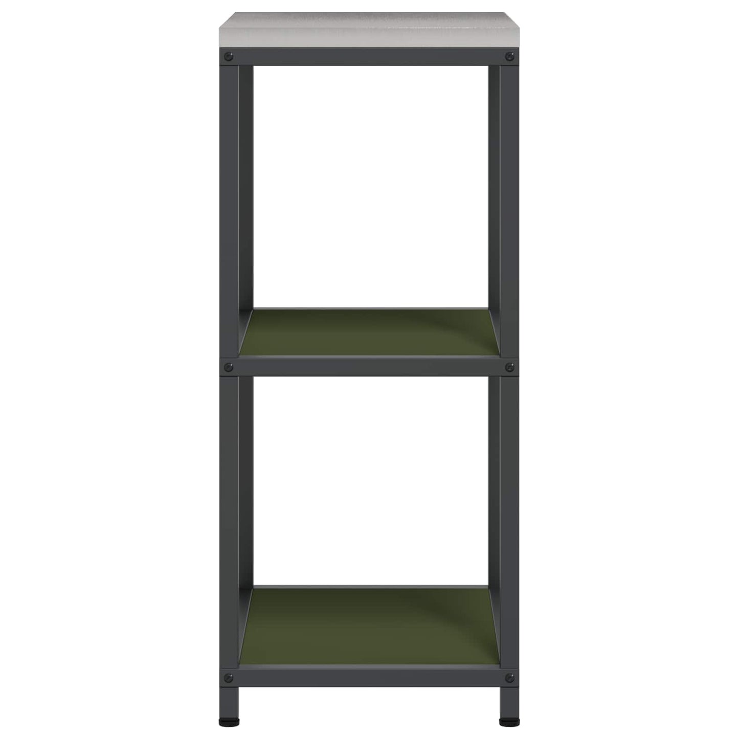 vidaXL Kitchen Storage HATTEM Olive Green 40 x 50 x 92 cm Steel