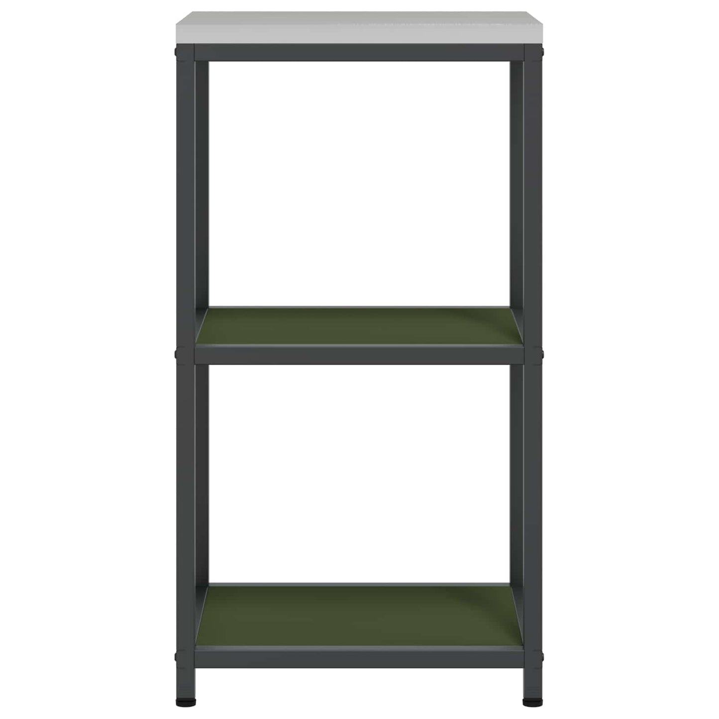 vidaXL Kitchen Storage HATTEM Olive Green 40 x 50 x 92 cm Steel
