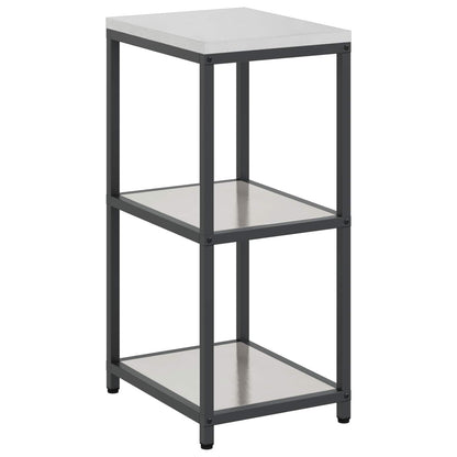 vidaXL Kitchen Storage HATTEM Silver 40 x 50 x 92 cm Steel