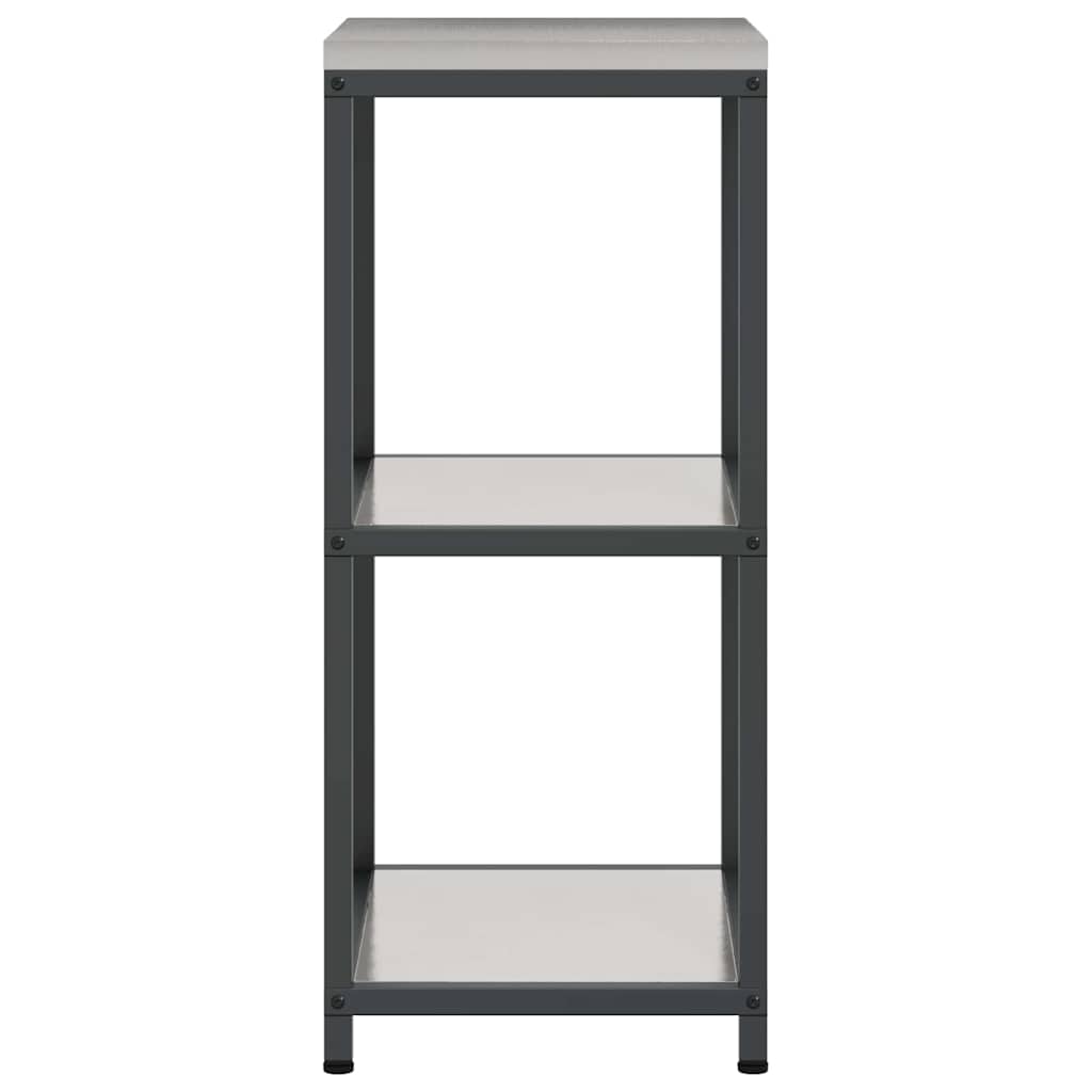 vidaXL Kitchen Storage HATTEM Silver 40 x 50 x 92 cm Steel