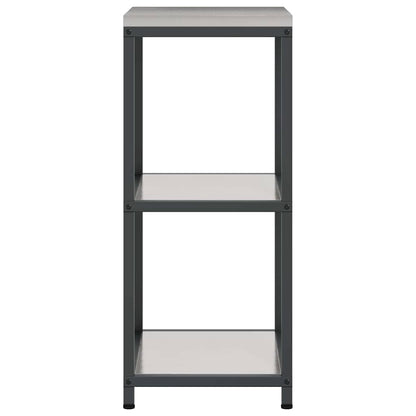 vidaXL Kitchen Storage HATTEM Silver 40 x 50 x 92 cm Steel