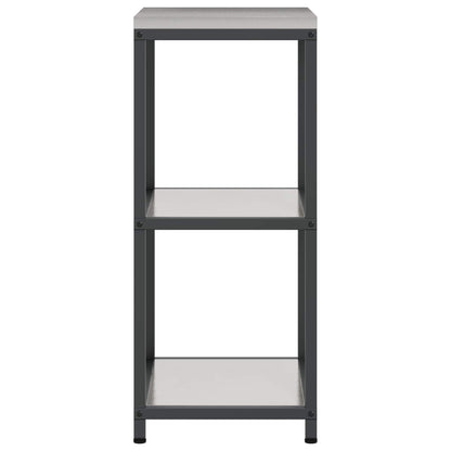 vidaXL Kitchen Storage HATTEM Silver 40 x 50 x 92 cm Steel