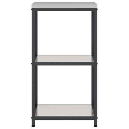 vidaXL Kitchen Storage HATTEM Silver 40 x 50 x 92 cm Steel