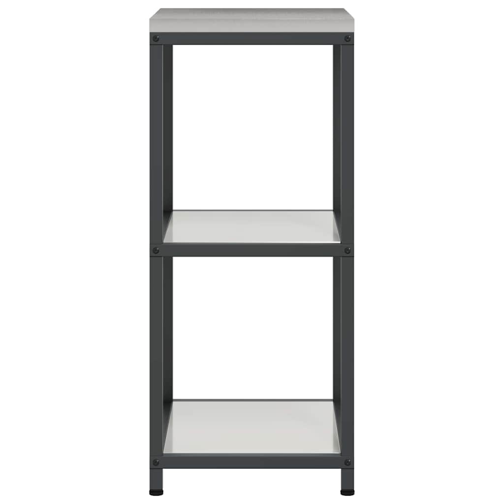 vidaXL Kitchen Storage HATTEM Silver 40 x 50 x 92 cm Steel