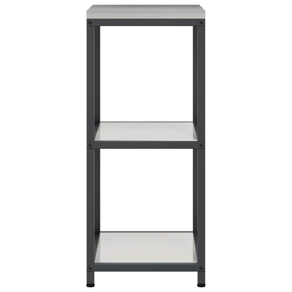 vidaXL Kitchen Storage HATTEM Silver 40 x 50 x 92 cm Steel